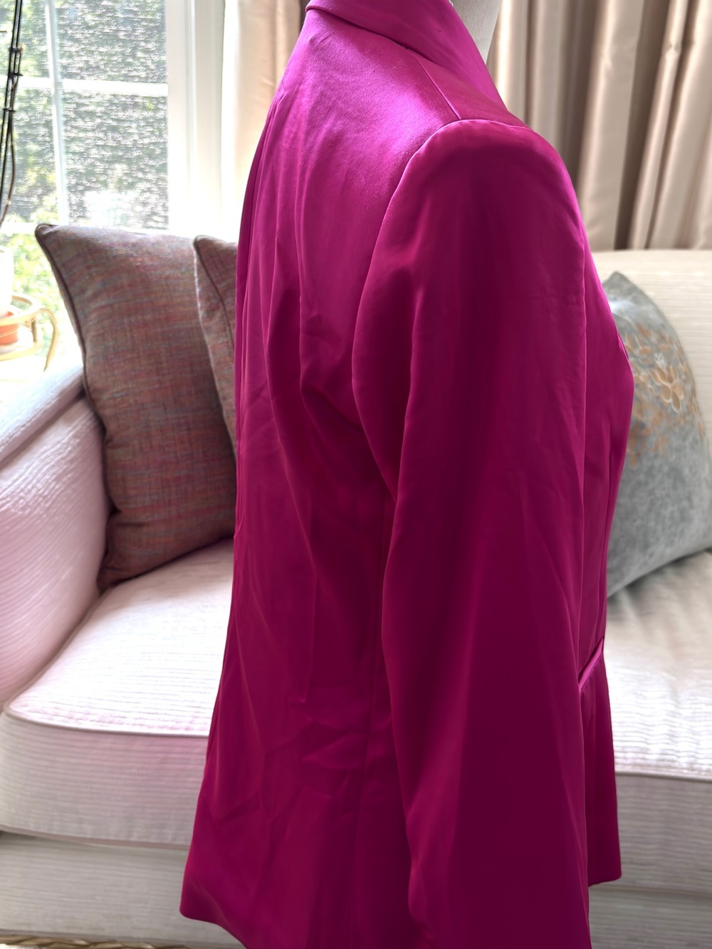 RACHEL Rachel Roy Women's Fuchsia Tailored Blazer - Picture 3 of 5